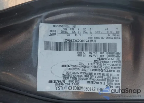 2002 Ford Taurus Se from USA, damaged, VIN 1FAFP53U52G230621